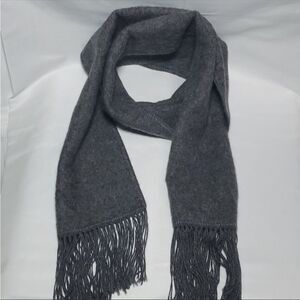 Gray Fringed Soft Warm 62” Artesania Texti…